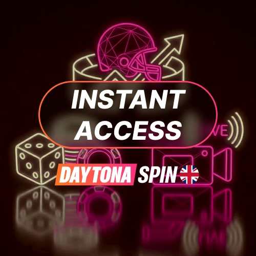 Access all Daytona Spin platform features instantly through the dedicated mobile app.